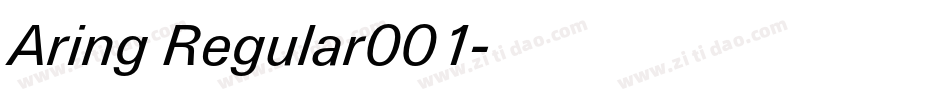 Aring Regular001字体转换
